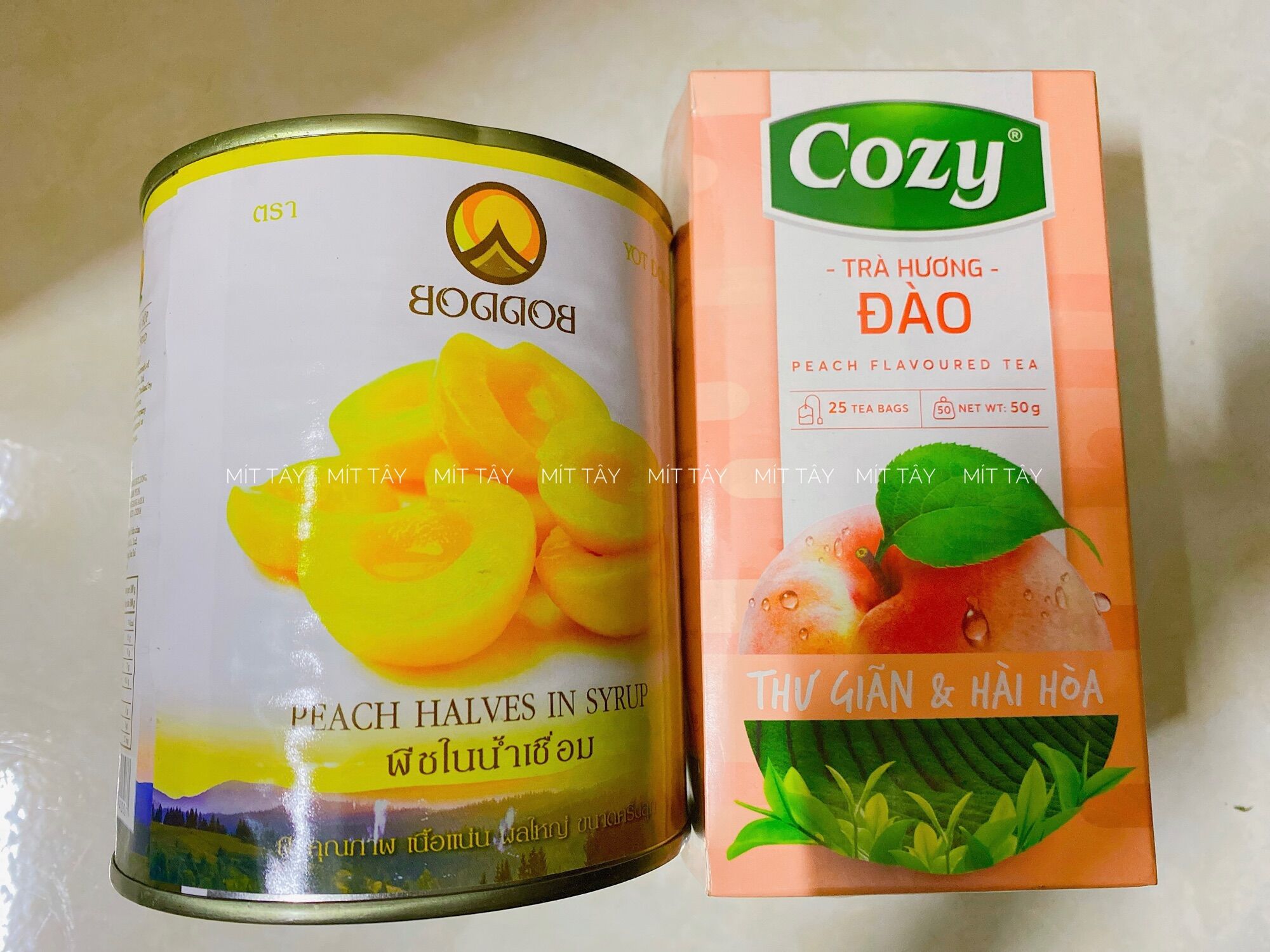 Set Nguyên Liệu Pha Chế Trà Đào 30-40ly