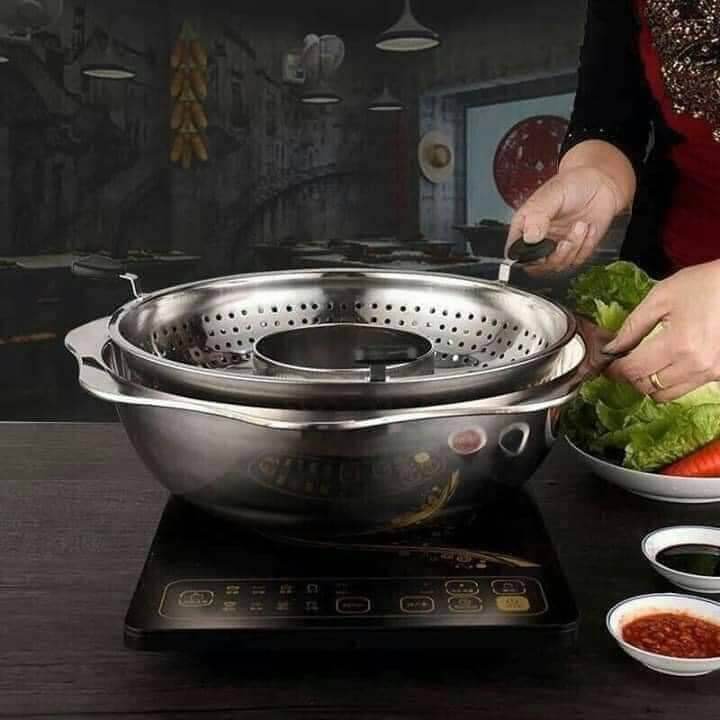 Nồi lẩu xoay size 32 về hàng