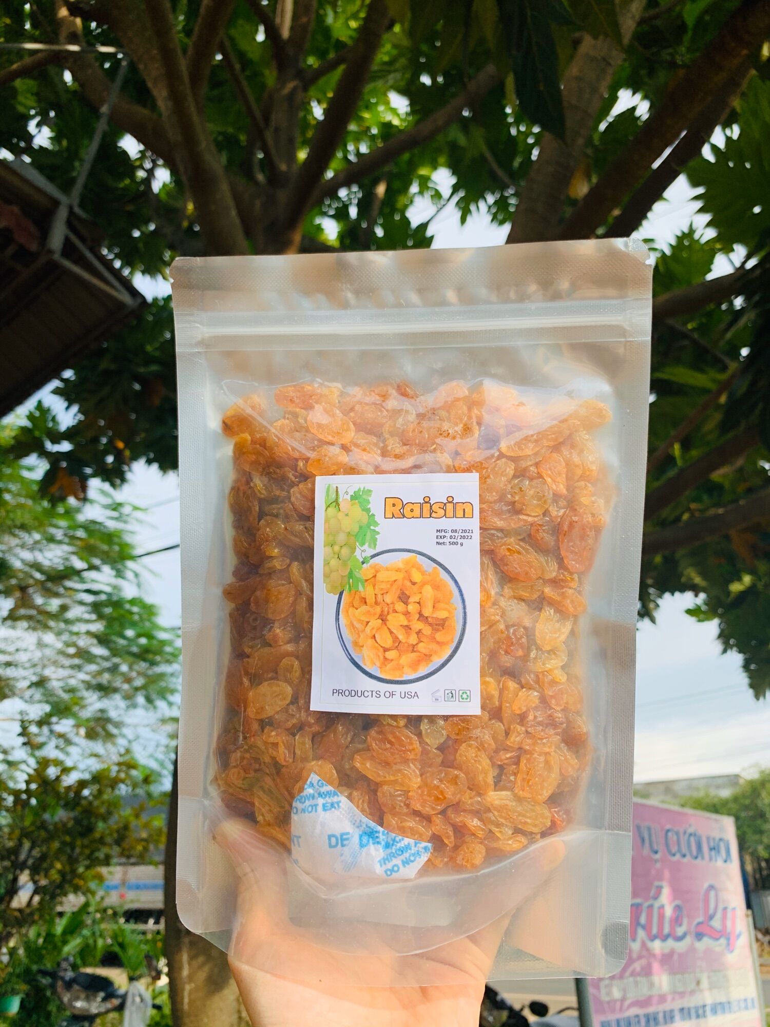 500g Nho khô Mỹ