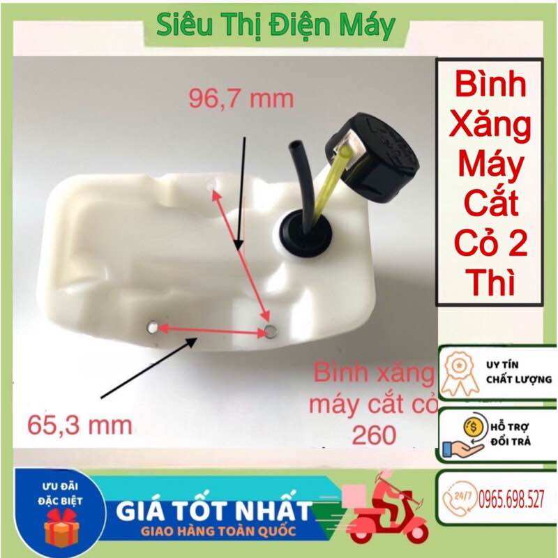 Bình xăng máy cắt cỏ 2 thì 260-330-430