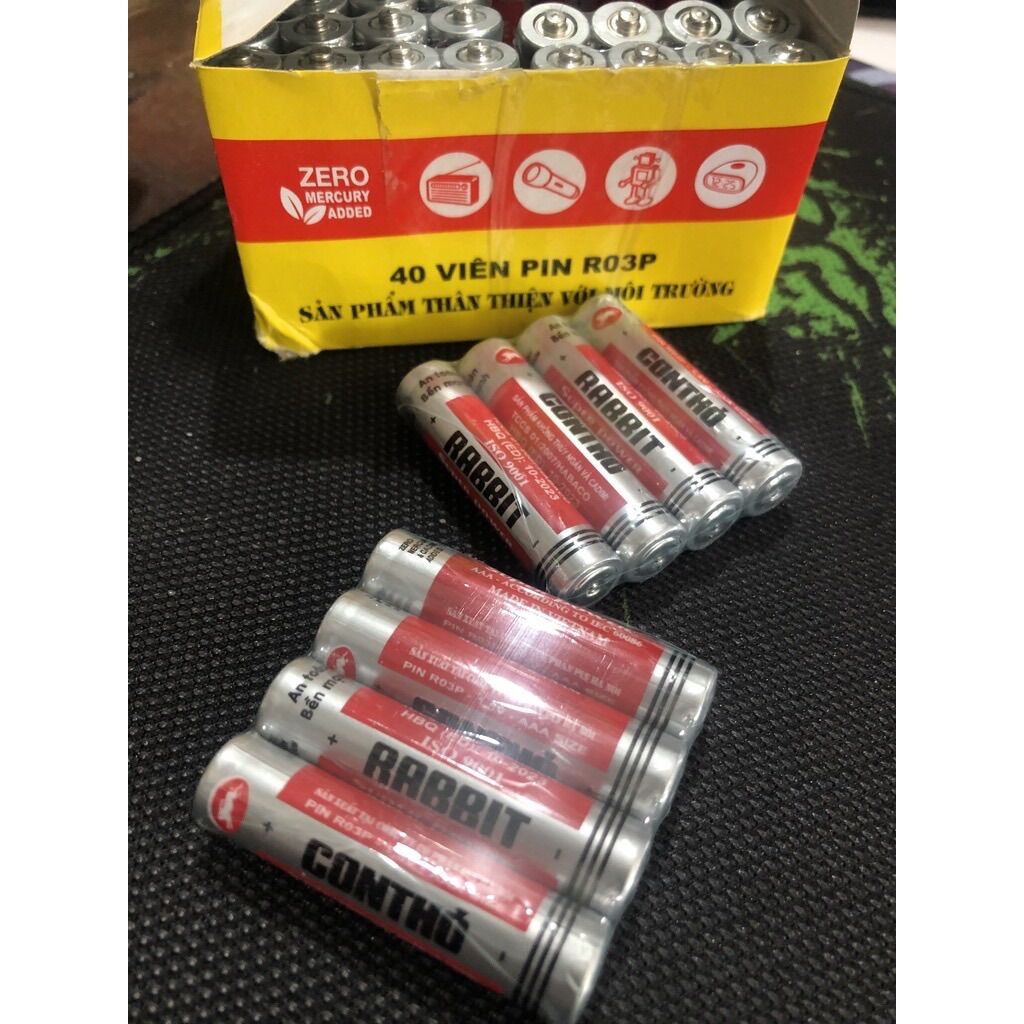 Pin tiểu con thỏ/4 viên;ĐẠI AA-TIỂU AAA