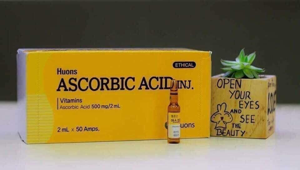 Vỉ 10 ống vitamin C Hàn Quốc
