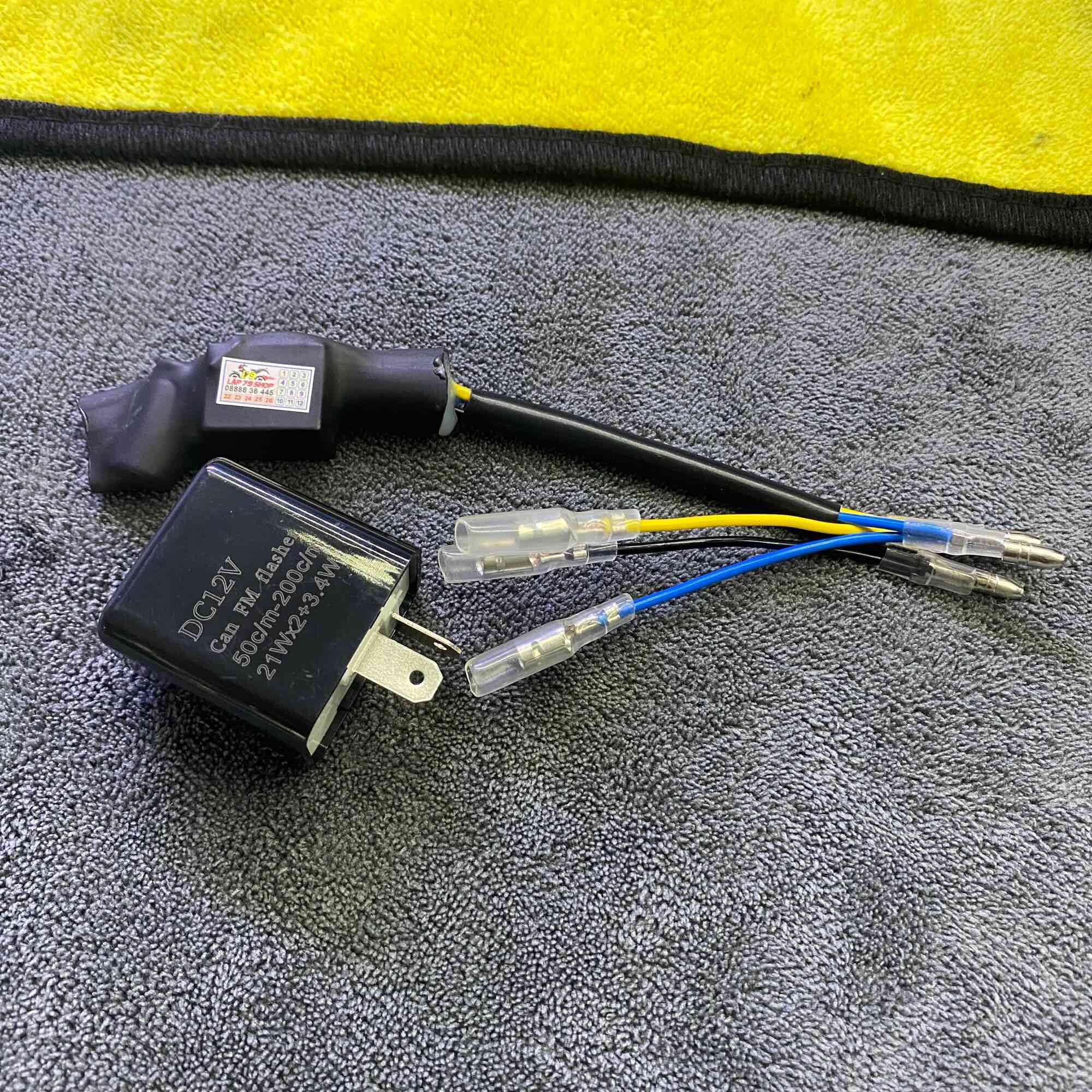Mạch hazard ưu tiên lắp cho Satria ,Raider Fi - Xài công tắc zin