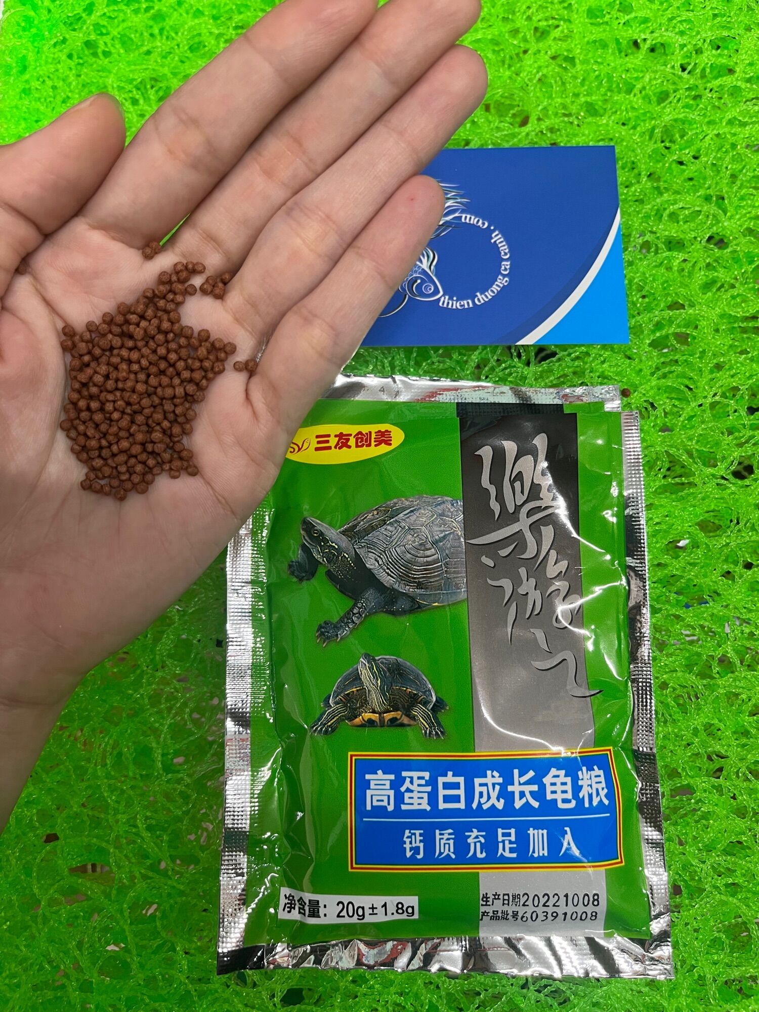 Thức ăn dành cho rùa , cám rùa