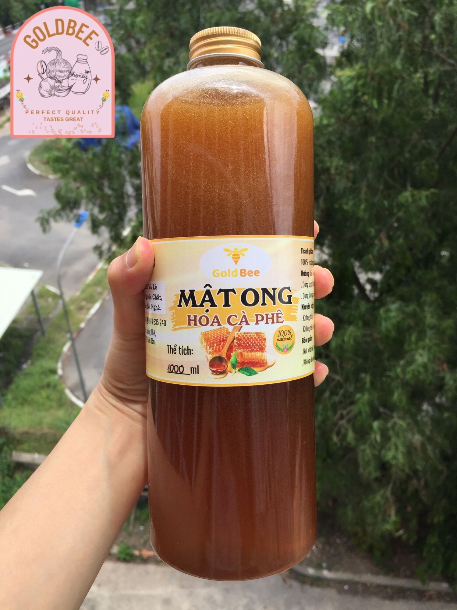 Mật ong nguyên chất hoa cà phê Daklak