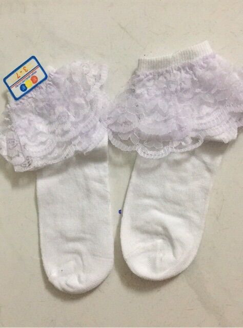 Tất/vớ cổ ren bé gái/ vớ múa