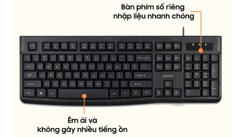 Bàn phím Prolink PKCM-2007
