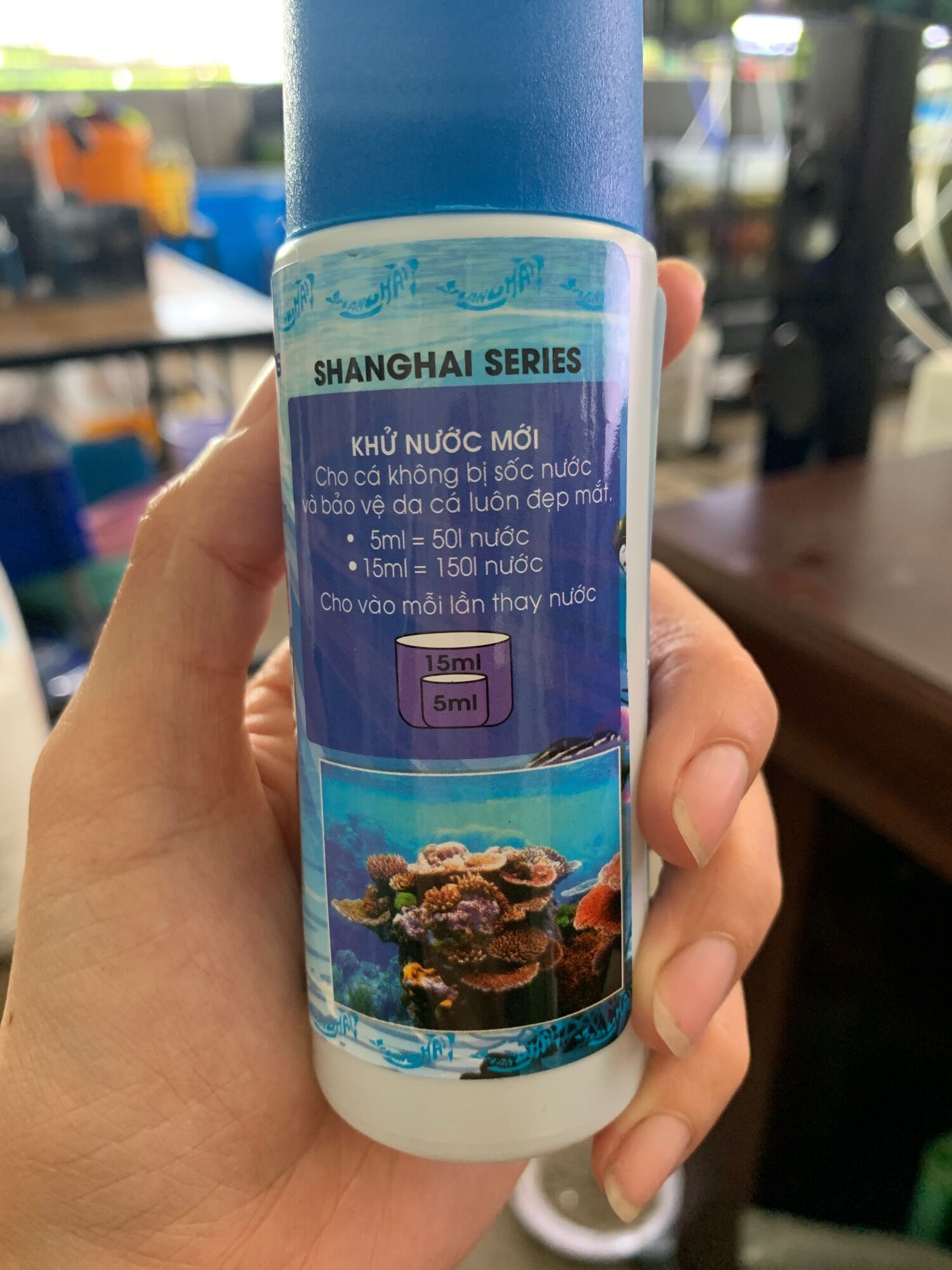 Dung dịch khử nước mới cho hồ cá SHANGHAI SERIES