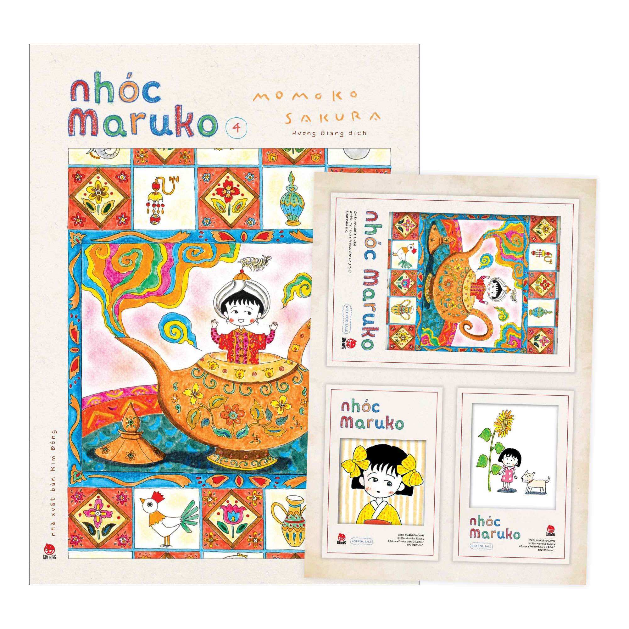 Nhóc maruko - tập 4 - tặng kèm set card polaroid