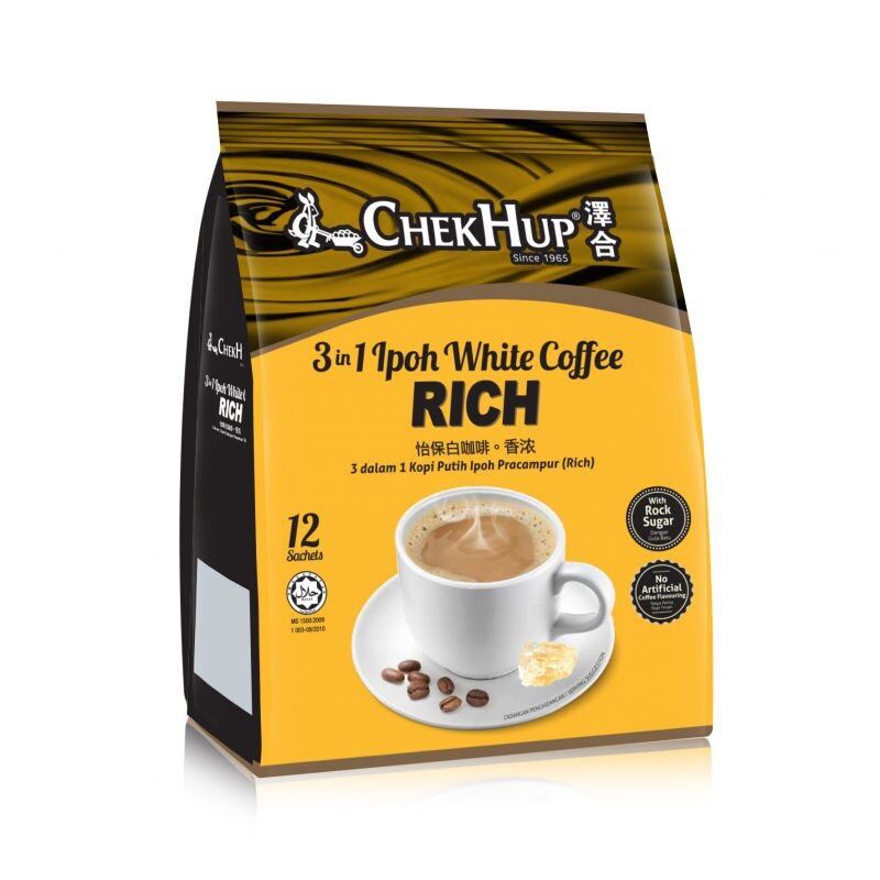 Cà Phê Trắng Chek Hup White Coffee 3 in 1 Extra Rich - Đậm Cà Phê