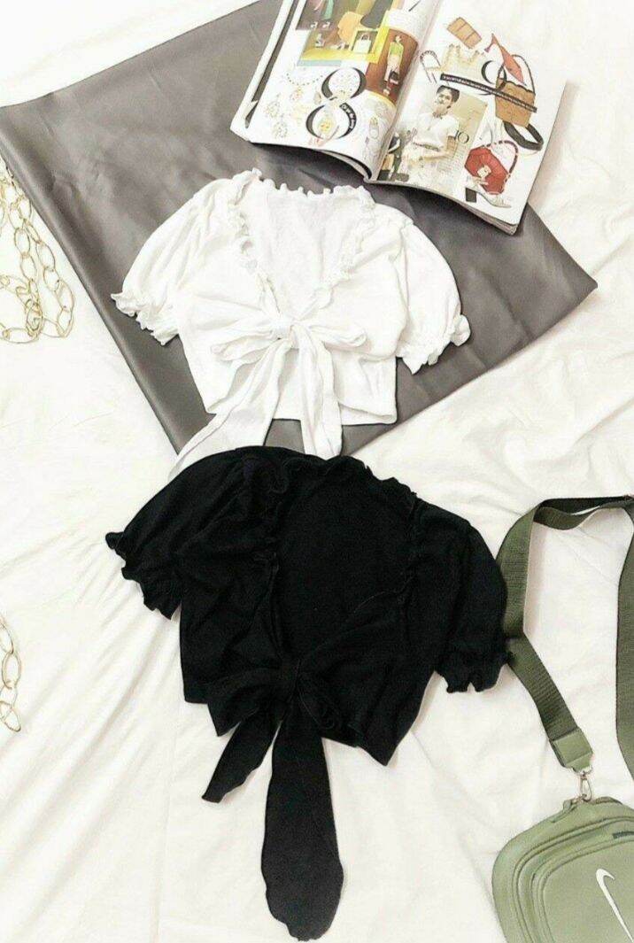 Áo croptop cột sexy ảnh thật