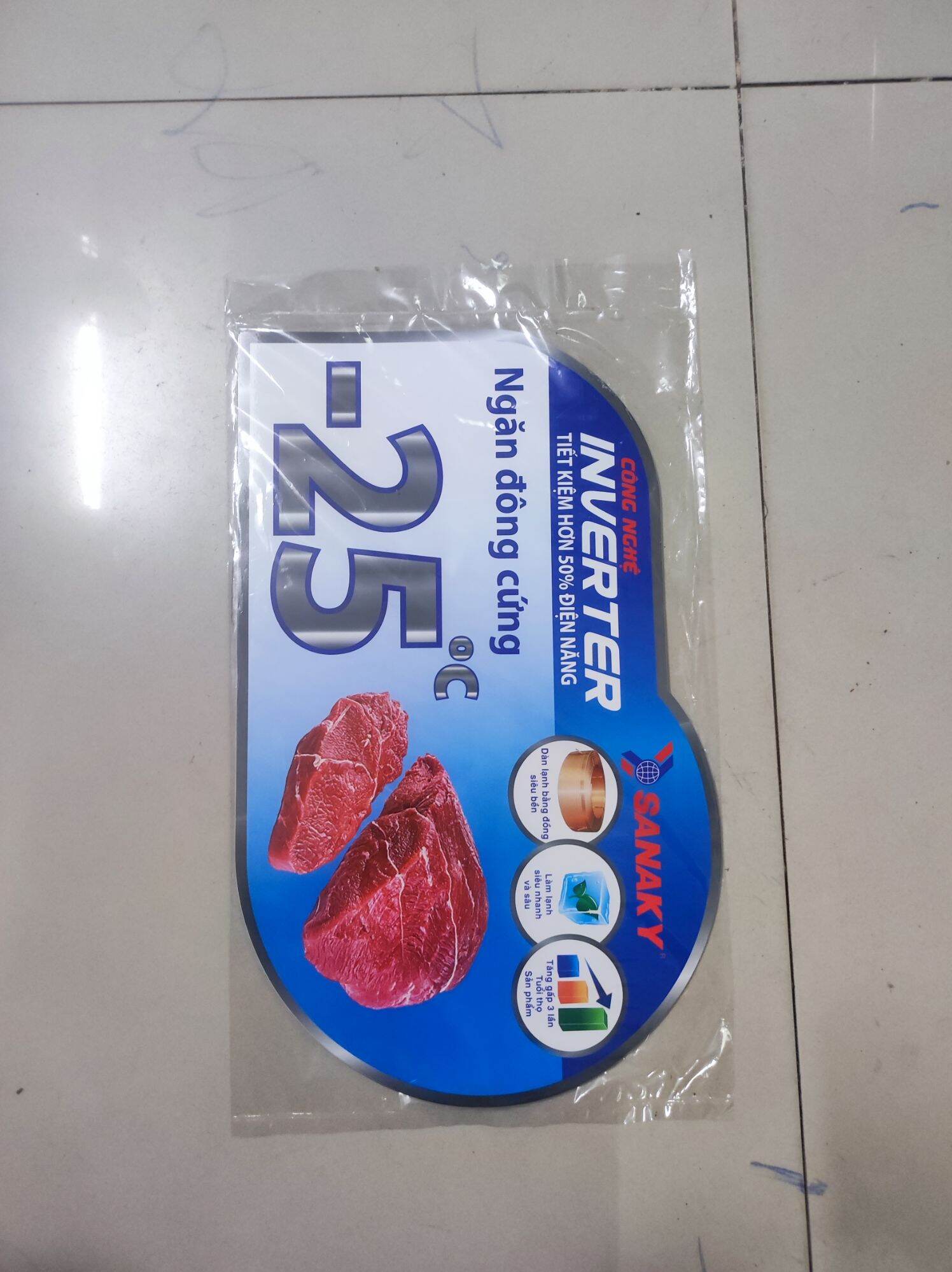 combo 10 tem dán tủ đông