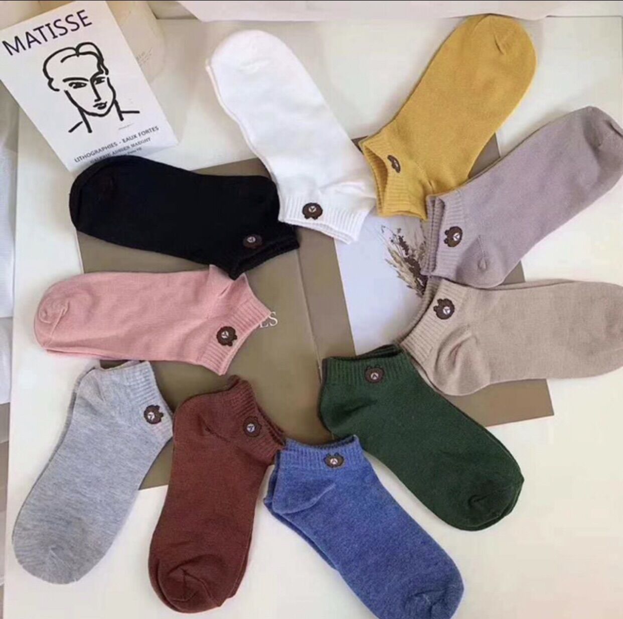 Tất gấu cổ ngắn