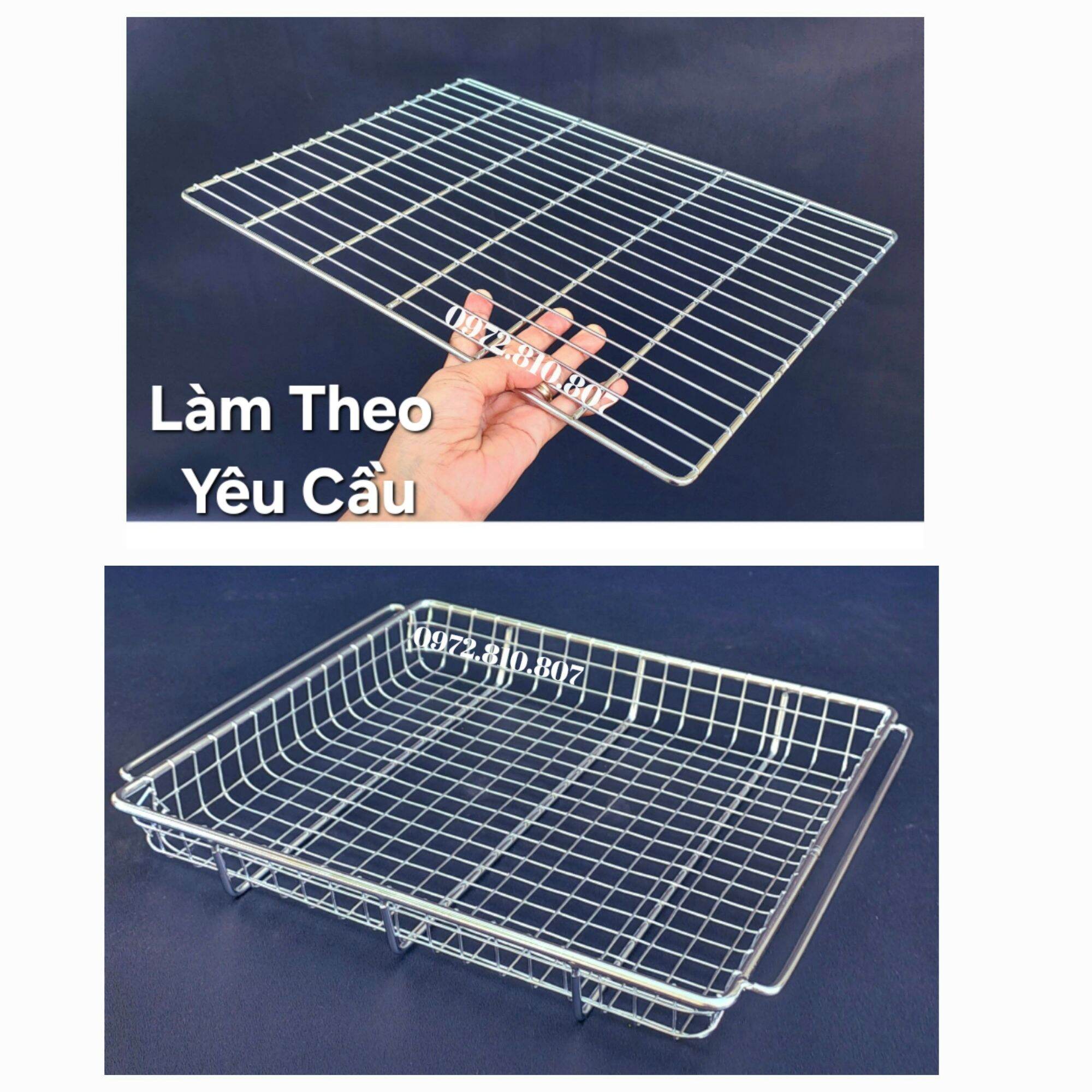 Vỉ Nướng- Phụ Kiện Lò Nướng toshiba, panasonic, sanaky.. Làm theo size yêu cầu