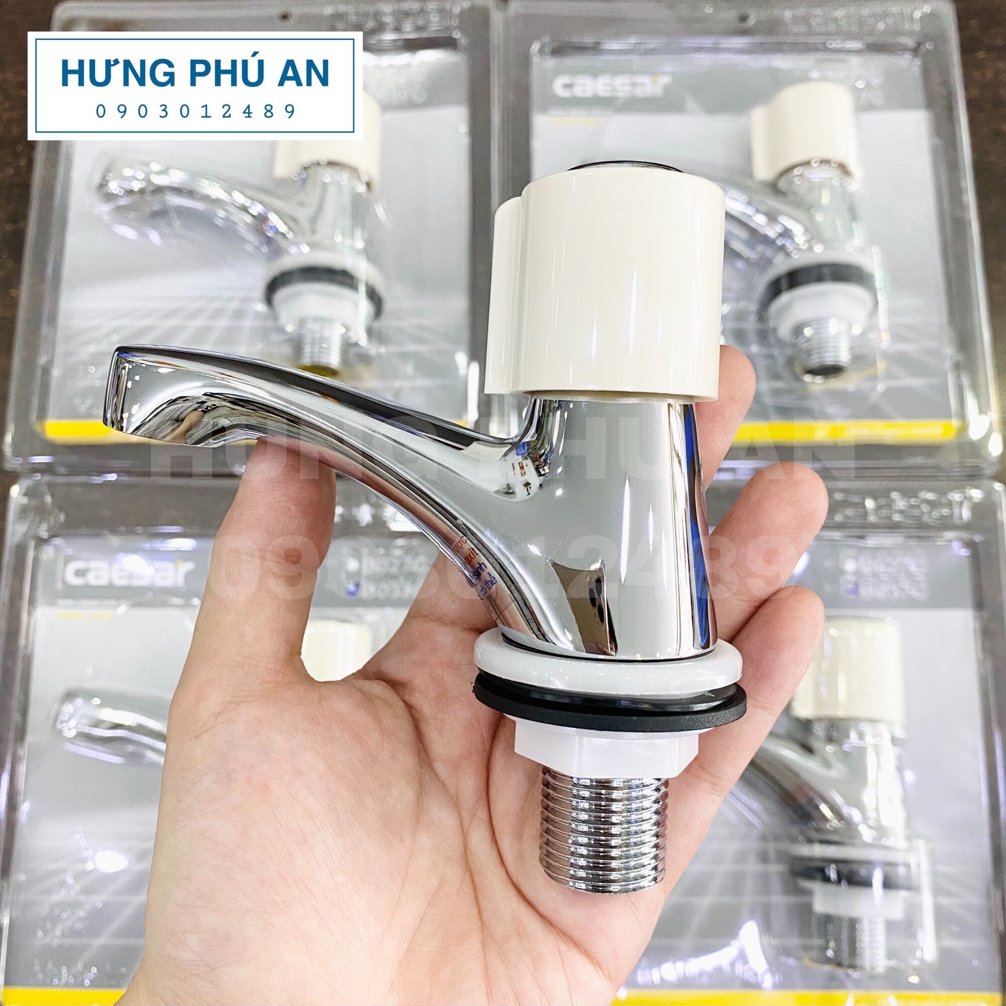 Vòi Lavabo nước lạnh CAESAR B037C - chính hãng