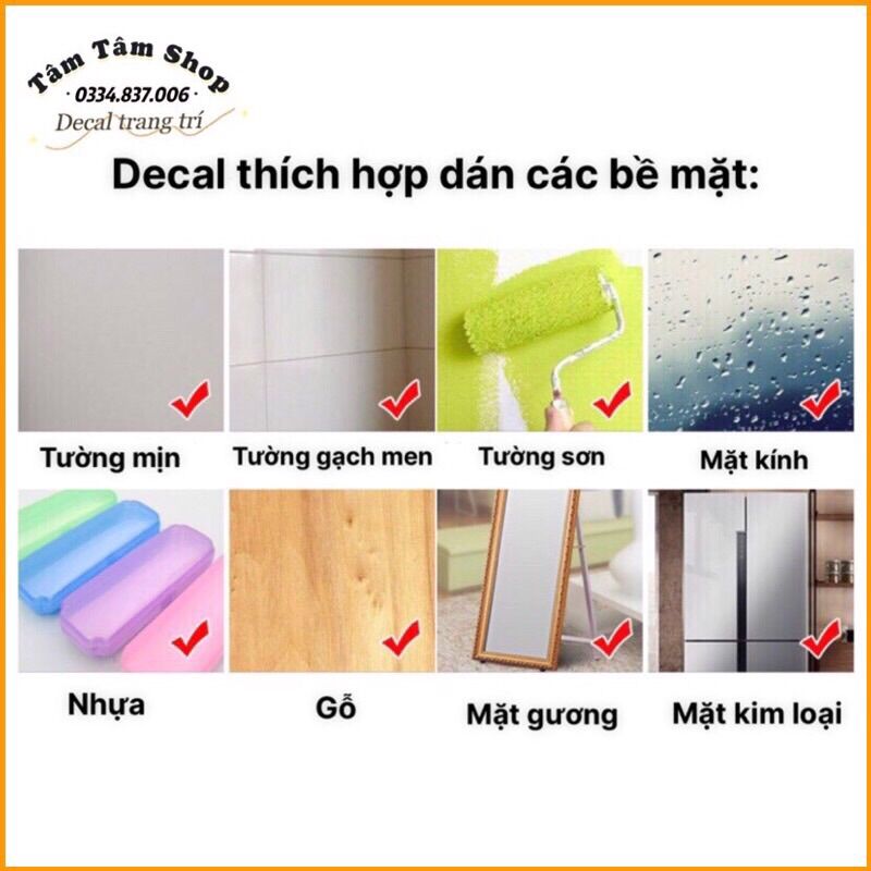 Decal dán tường gấu trúc ôm cây