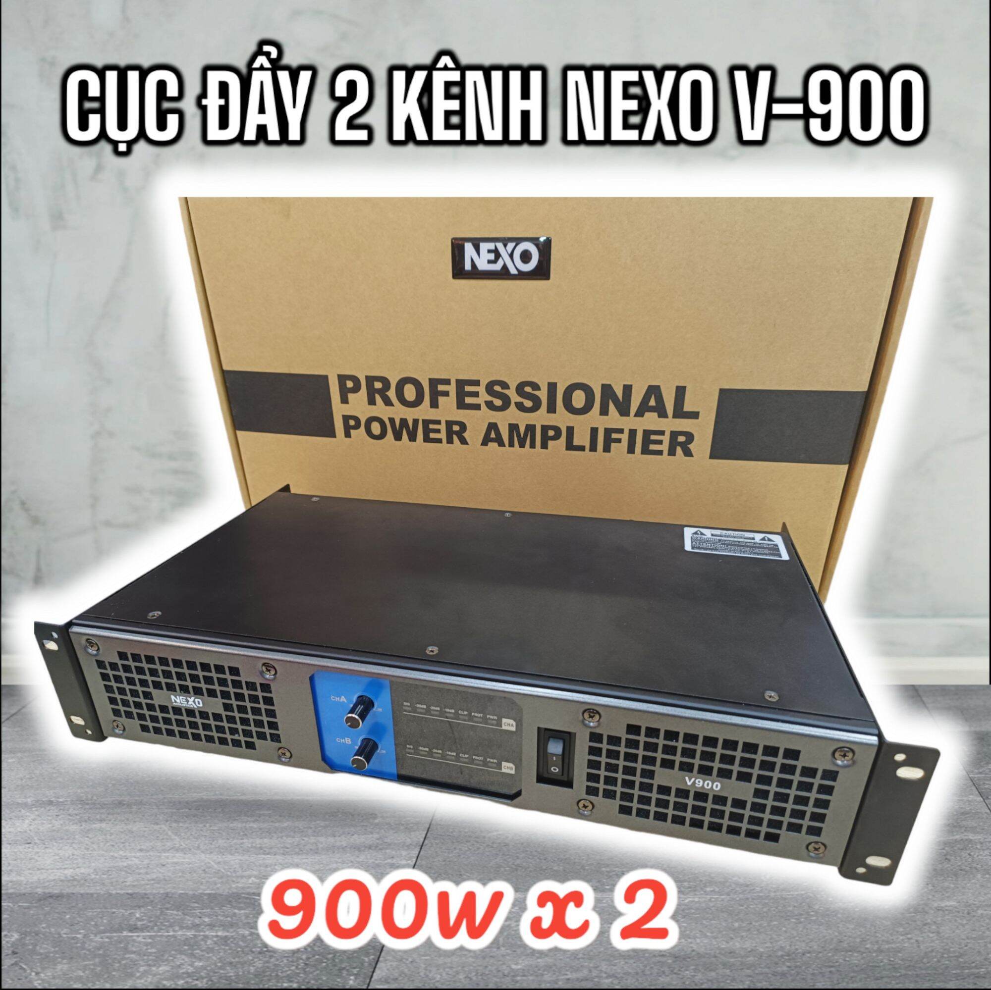Đẩy công suất 2 kênh 900w - nexo v900 - class d - nguồn xung