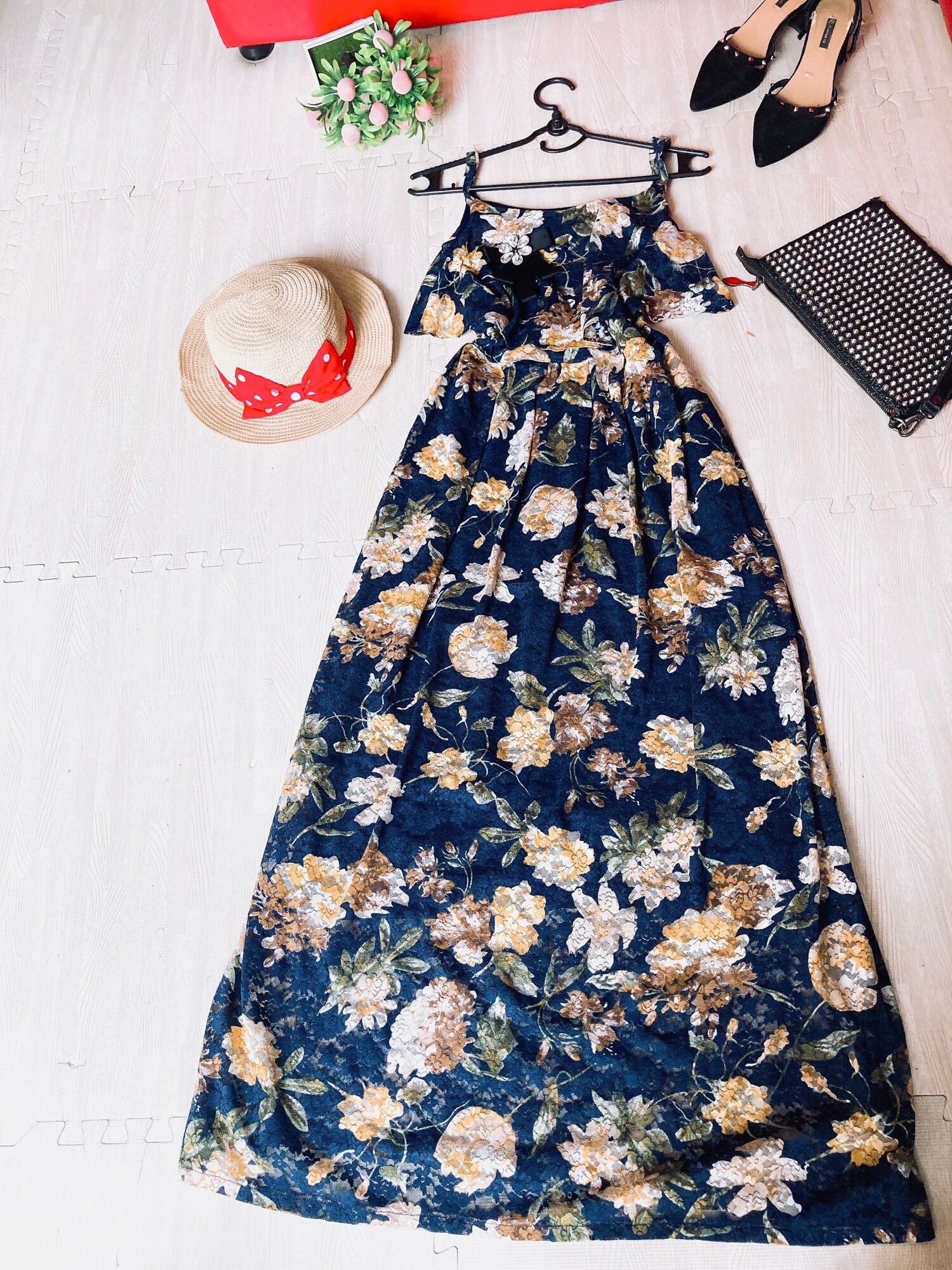 đầm hoa size M