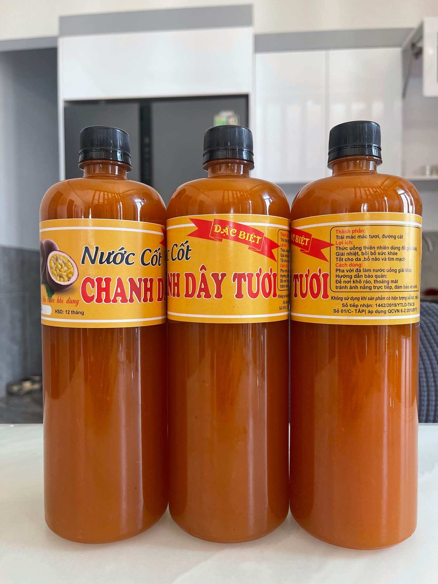 Nước cốt chanh dây mác mác Đà Lạt siro 900ml/425ml như thiên tự chọn