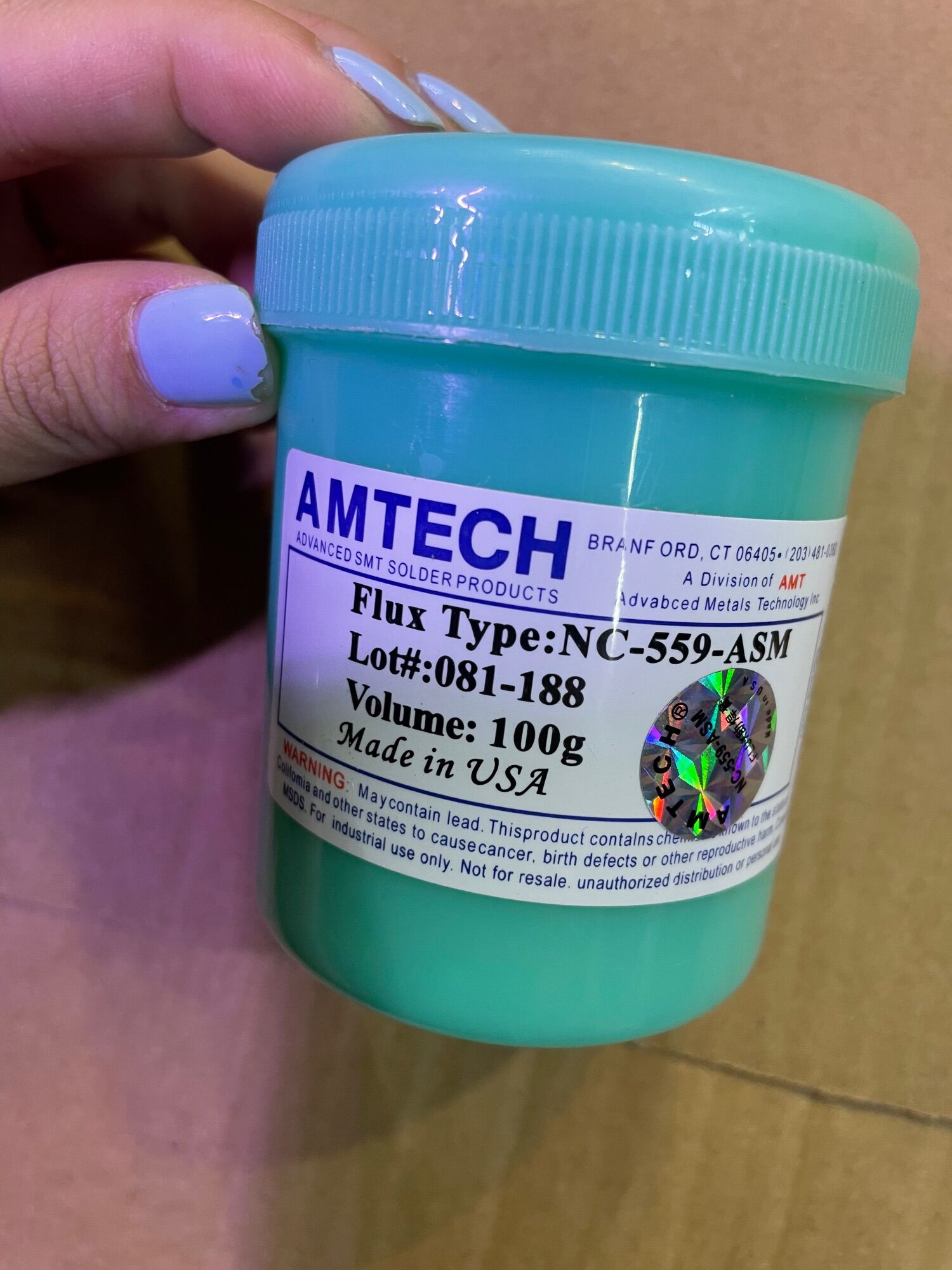 Kem hàn amtech không khói