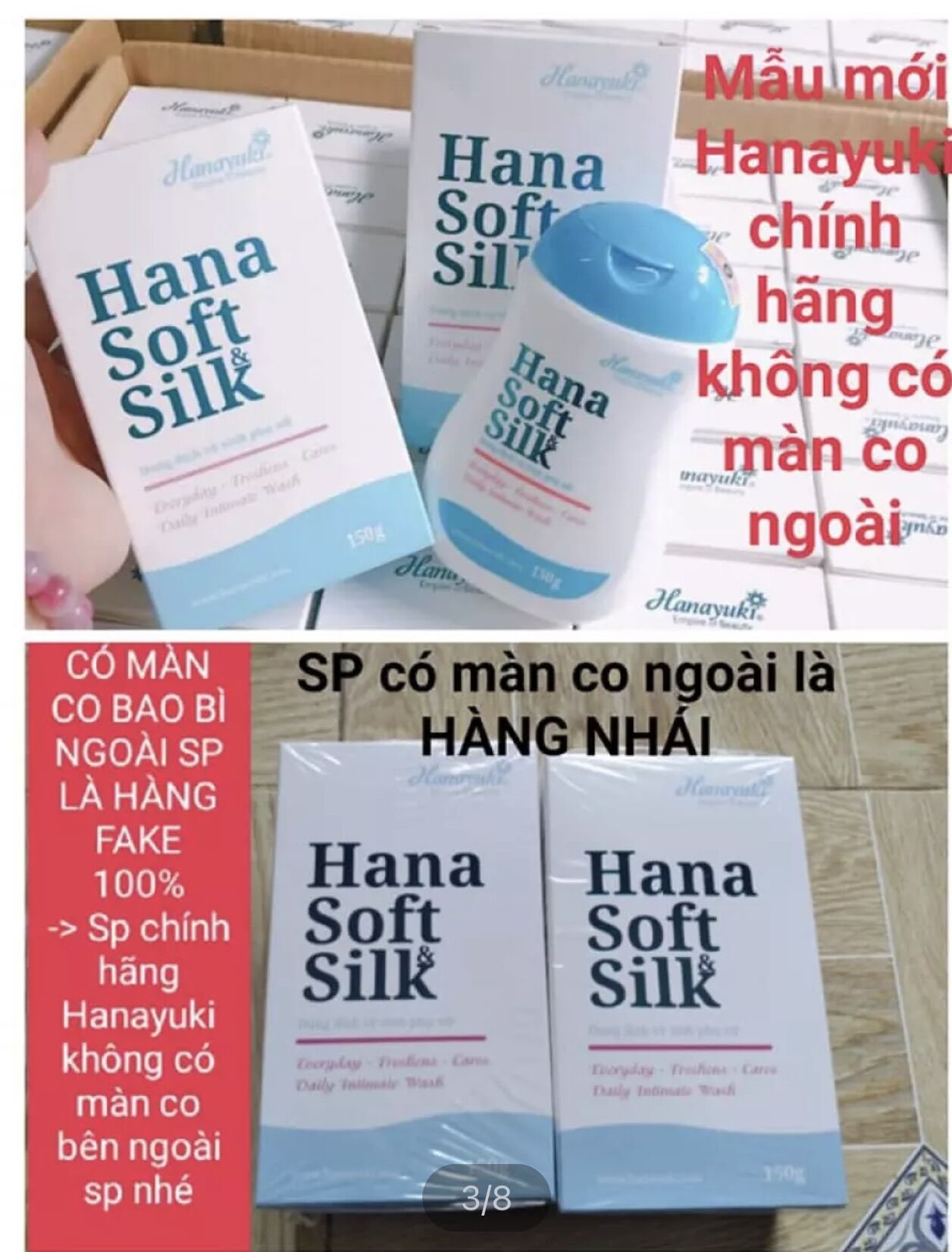 Hana soft silk - Dung dịch vệ sinh Hanayuki