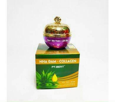 Kem mụn nha đam collagen.