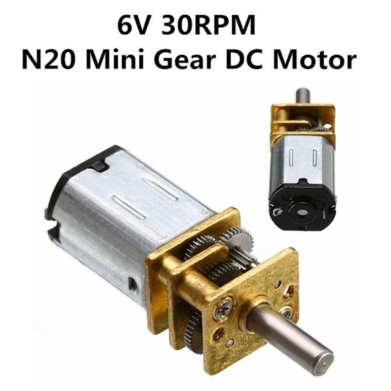 Động cơ giảm tốc n20 3-6v, mô tơ giảm tốc