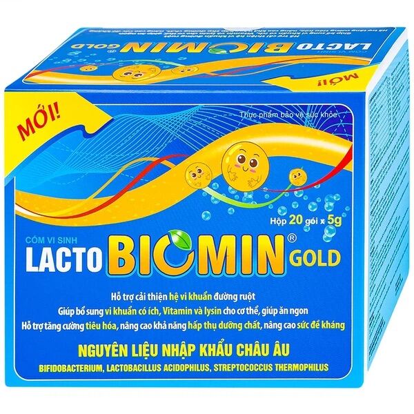 Cốm Vi Sinh Lacto Biomin Gold Hd Pharma 20 Gói X 5G