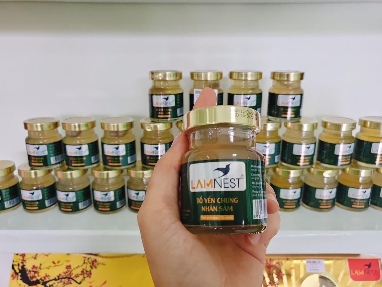 Tổ yến chưng sẵn nhân sâm
