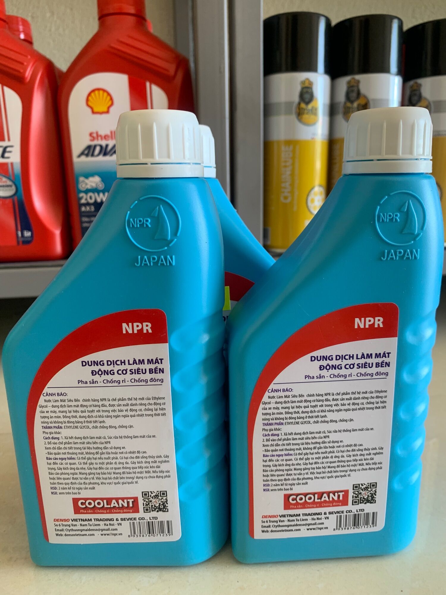 Nước làm mát xe máy honda 500ml