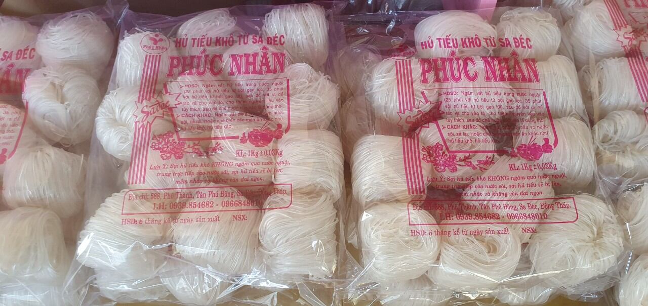 [2KG] = [2 bịch] Hủ Tiếu Cuộn Sa Đéc/ Đồng Tháp