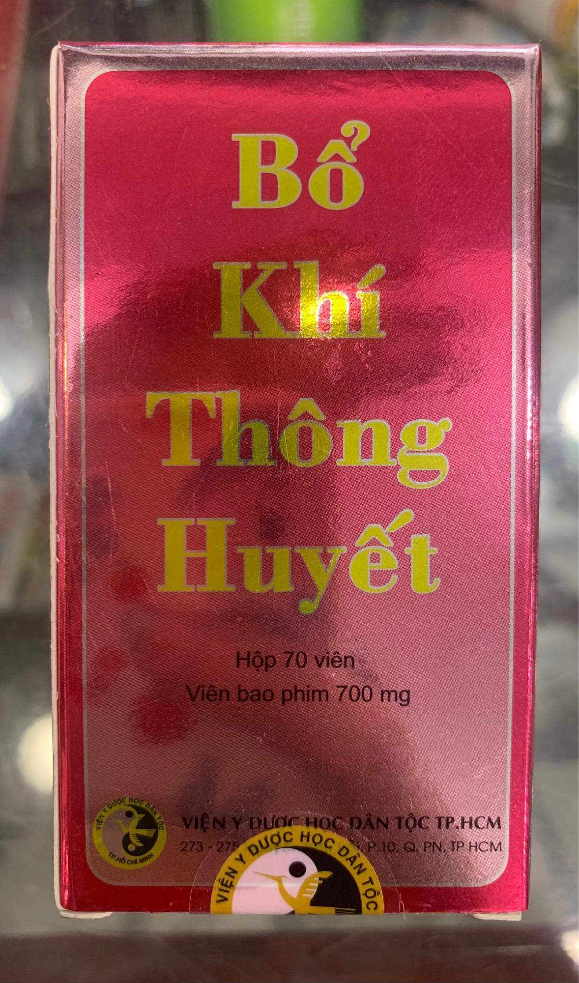 Bổ khí thông huyết của Viện Y Học Dân Tộc