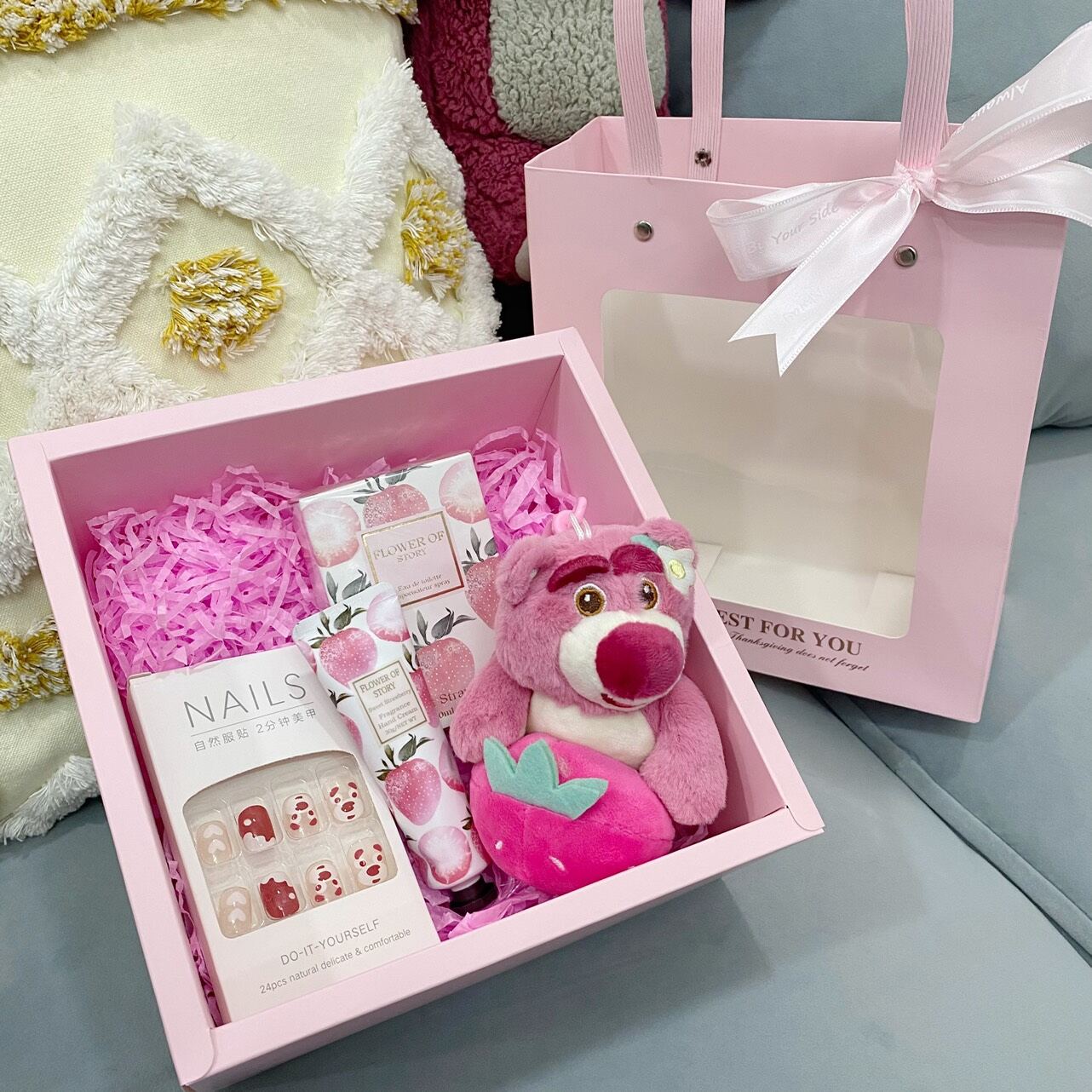[Hàng sẵn] Set quà tặng Gấu dâu siêu cute
