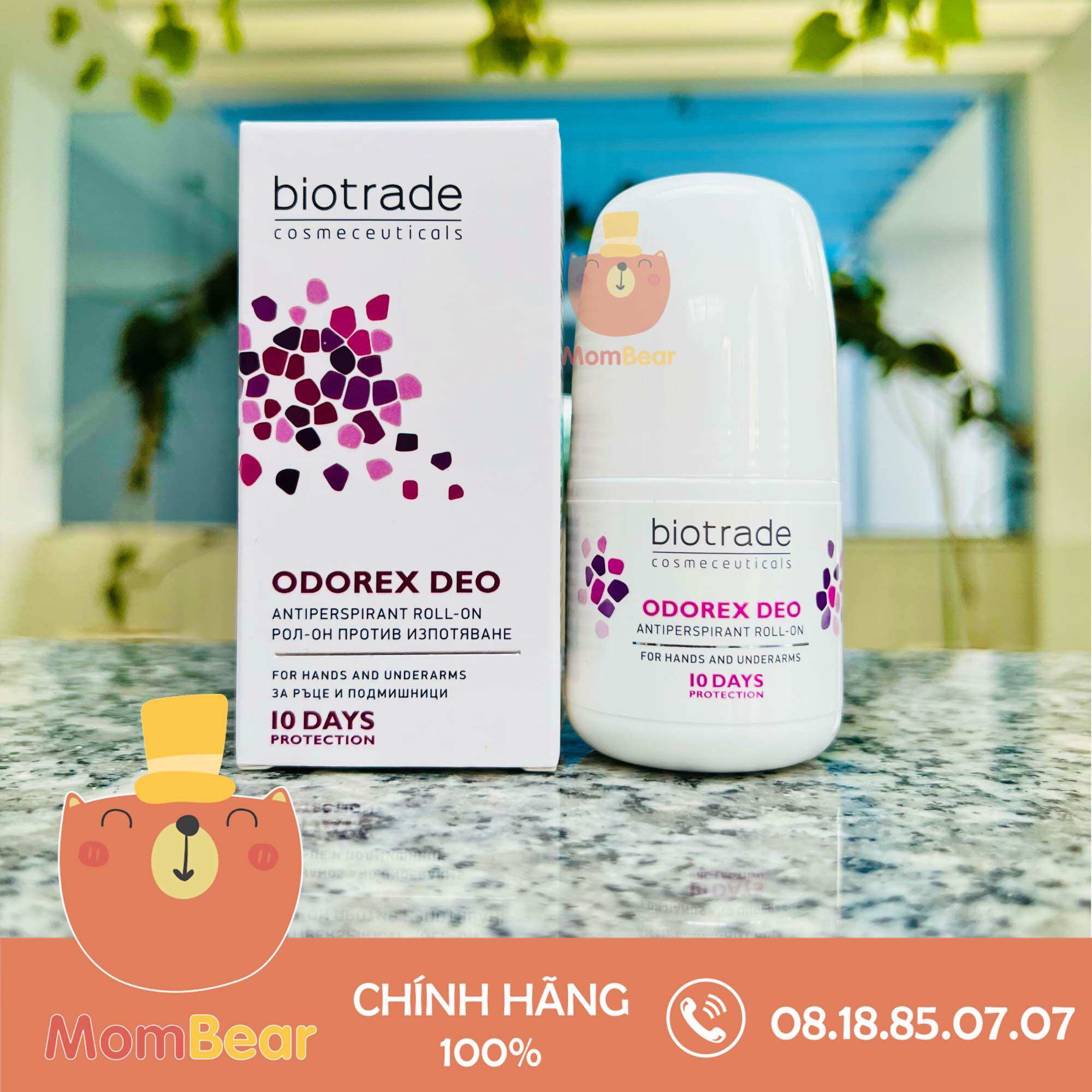 Lăn khử mùi, chống đổ mồ hôi Biotrade Odorex Deo Roll On 40ml
