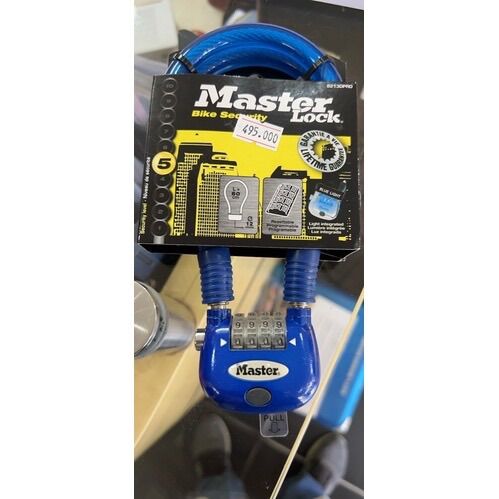 Khóa số dây cáp có đèn Master Lock 8213 EURDPRO dài 65cm - LUTO SHOP