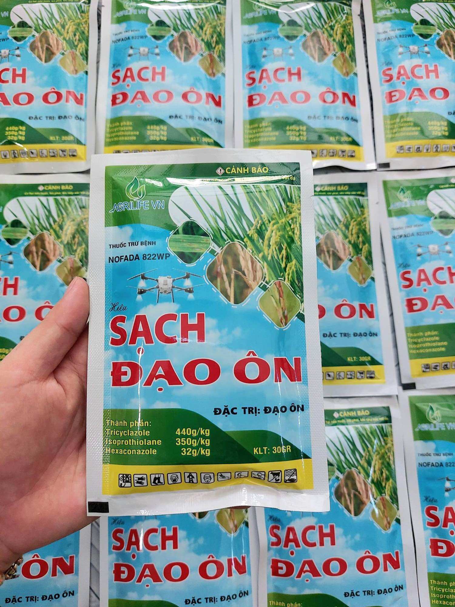 Thuốc trừ bệnh - Sạch đạo ôn - Gói 30Gr