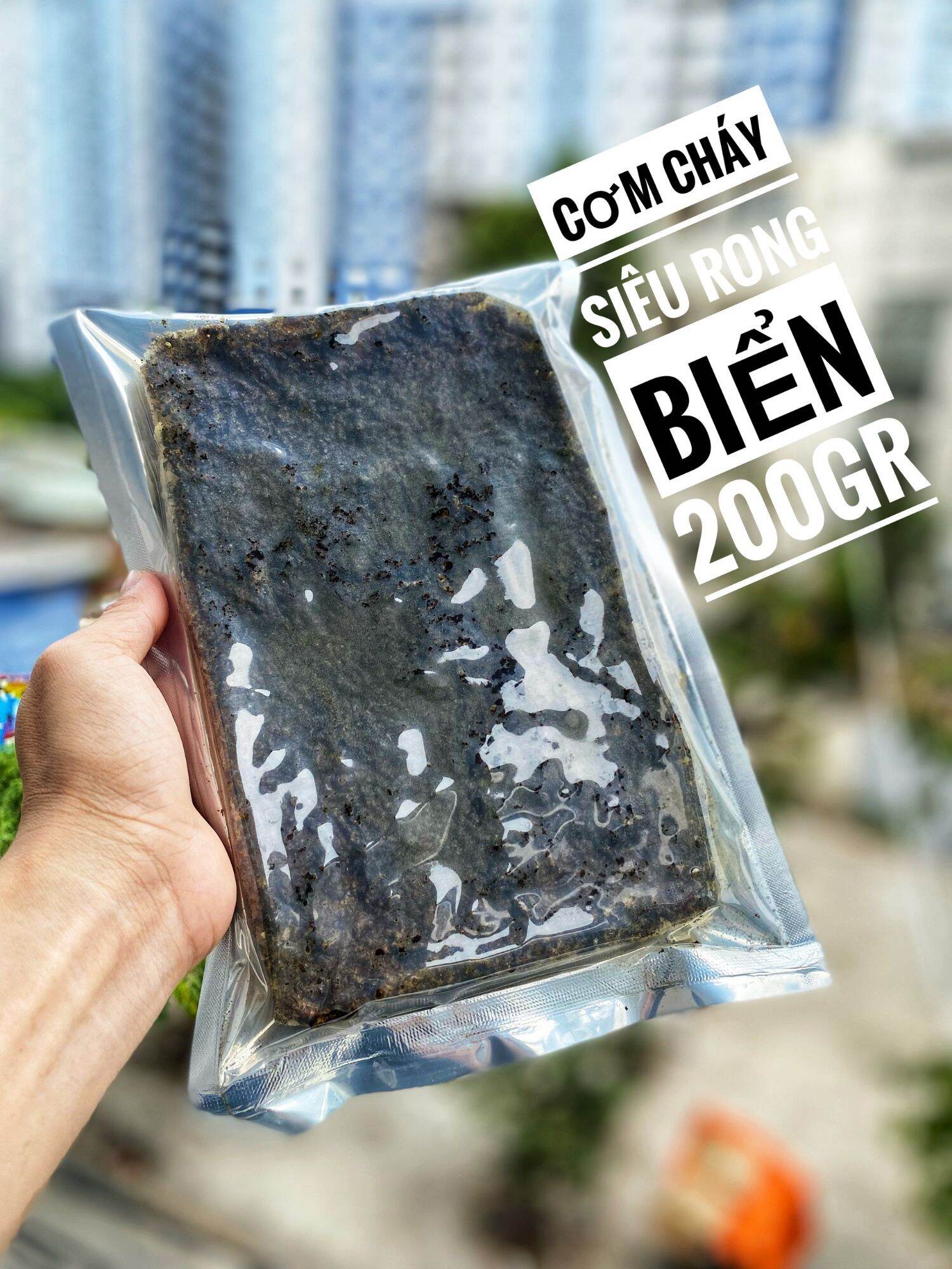 CƠM CHÁY GẠO LỨT RONG BIỂN/ CHÀ BÔNG 200g
