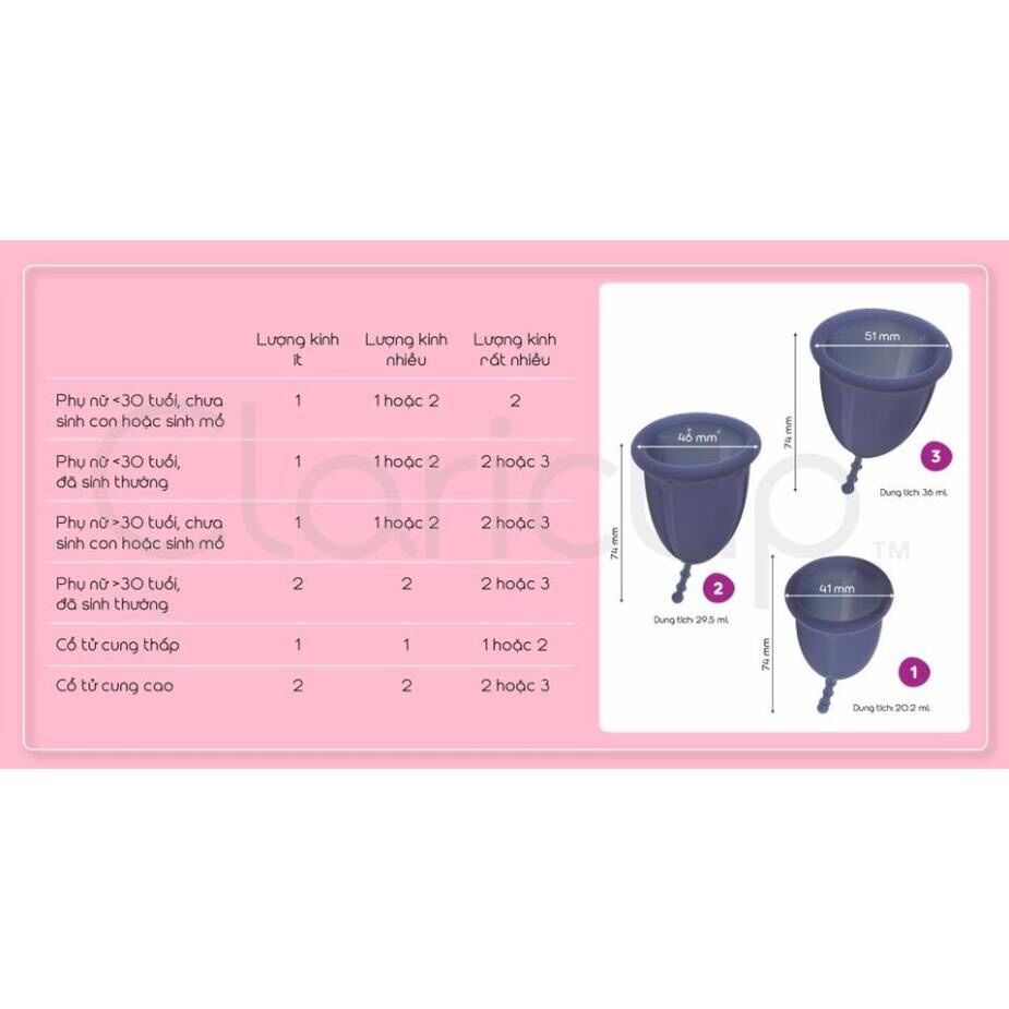 Cốc nguyệt san Claricup - hàng nhập khẩu Pháp