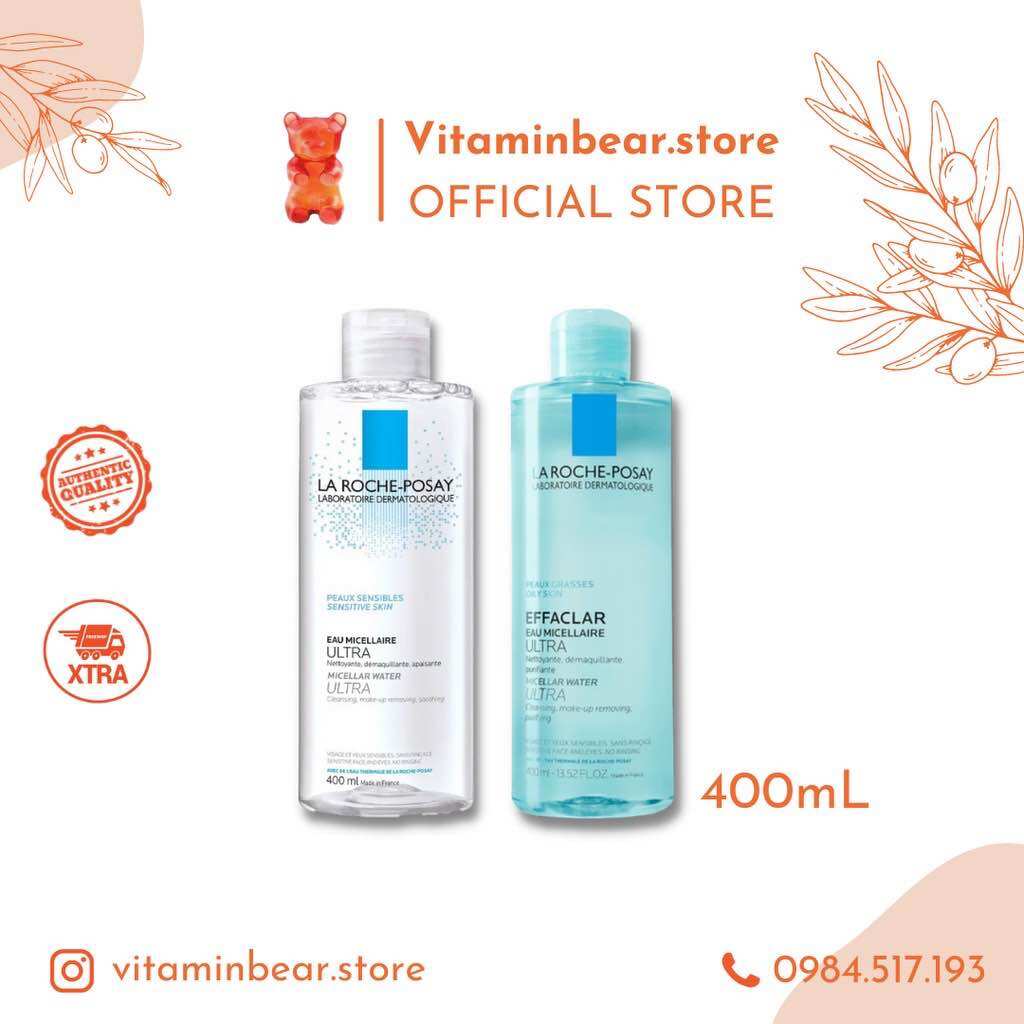 Nước tẩy trang La Roche Posay 400mL