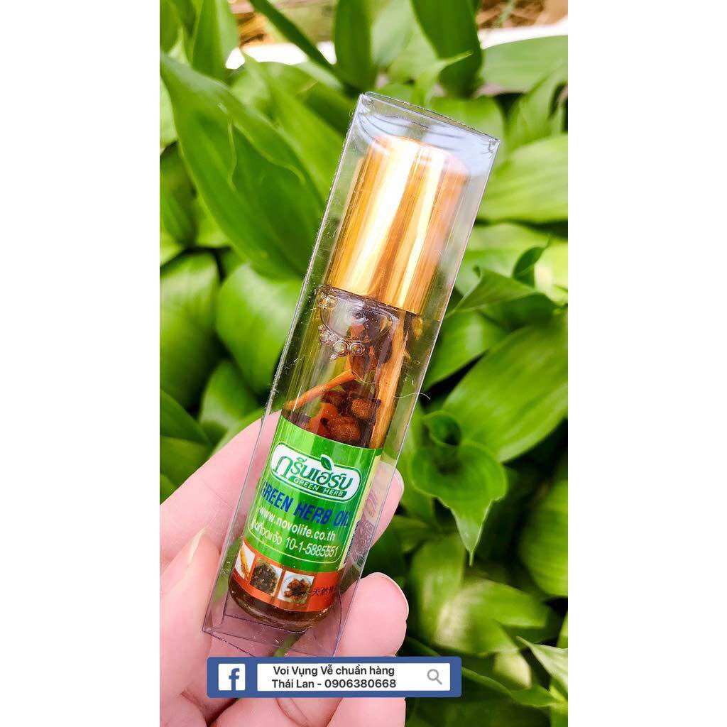 Dầu lăn nhân sâm Green Herb Oil Thailand