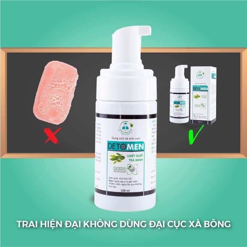 Bọt vệ sinh nam DETOMEN