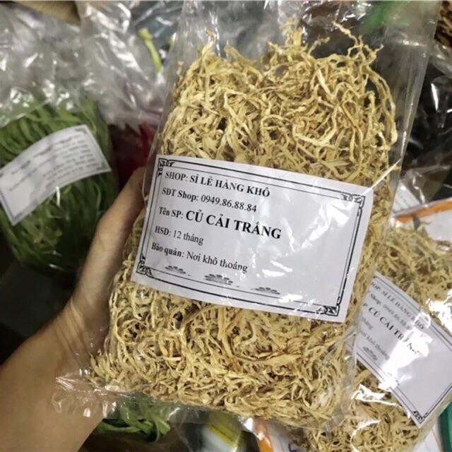 Củ cải trắng sấy khô 100gr