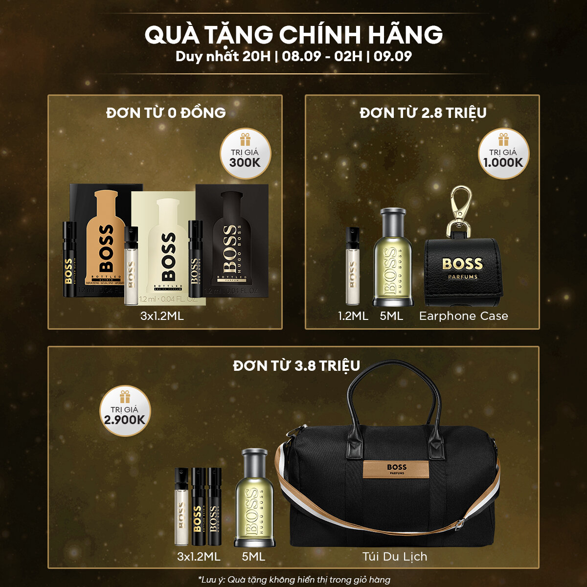[ CHỈ 9-13.9 | VOUCHER 20% + TẶNG 2 VIALS 1.2ML] Nước hoa Nam HUGO Man EDT 40ml