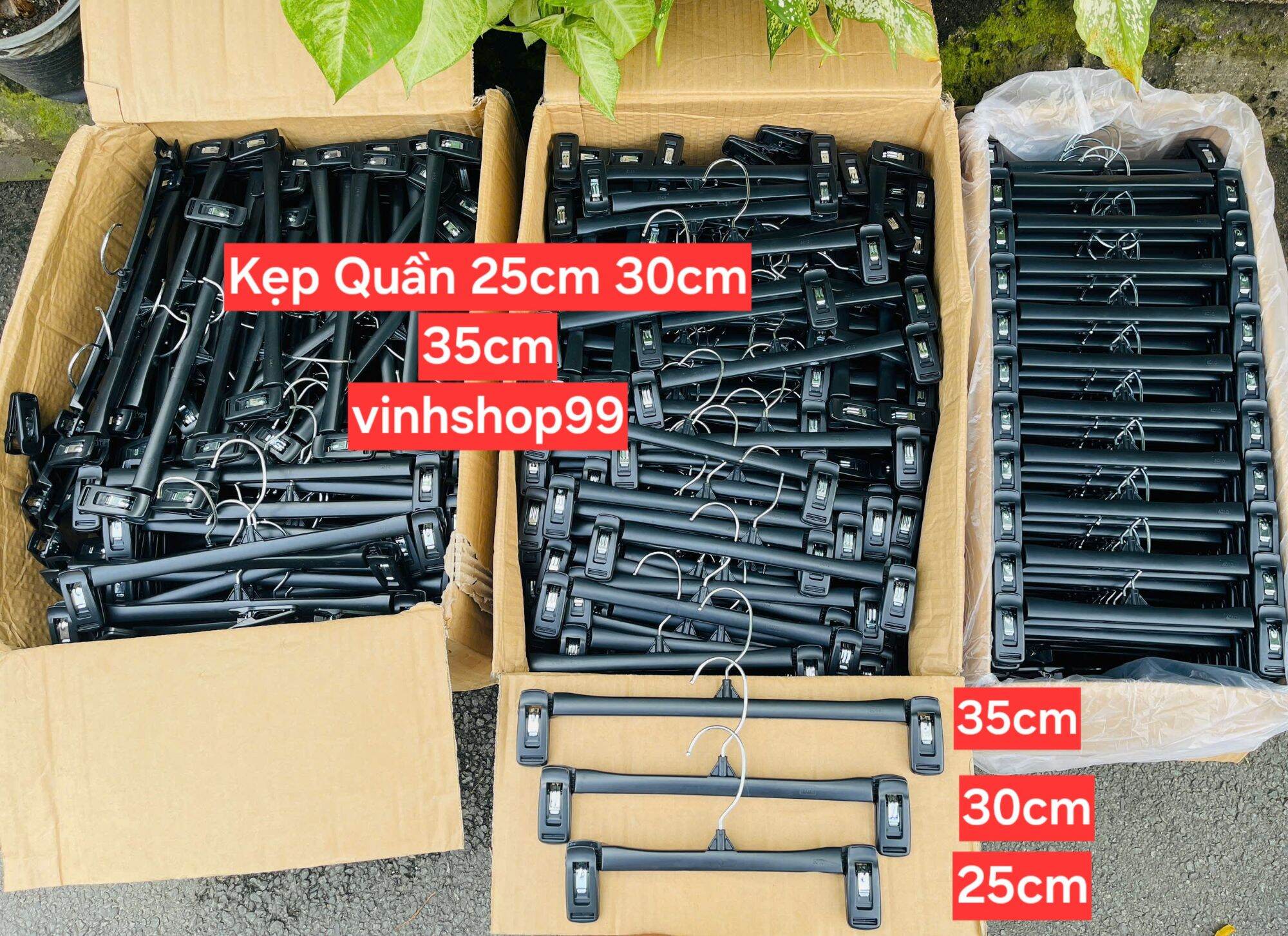 Combo 20 cây kẹp quần size 30cm 25cm