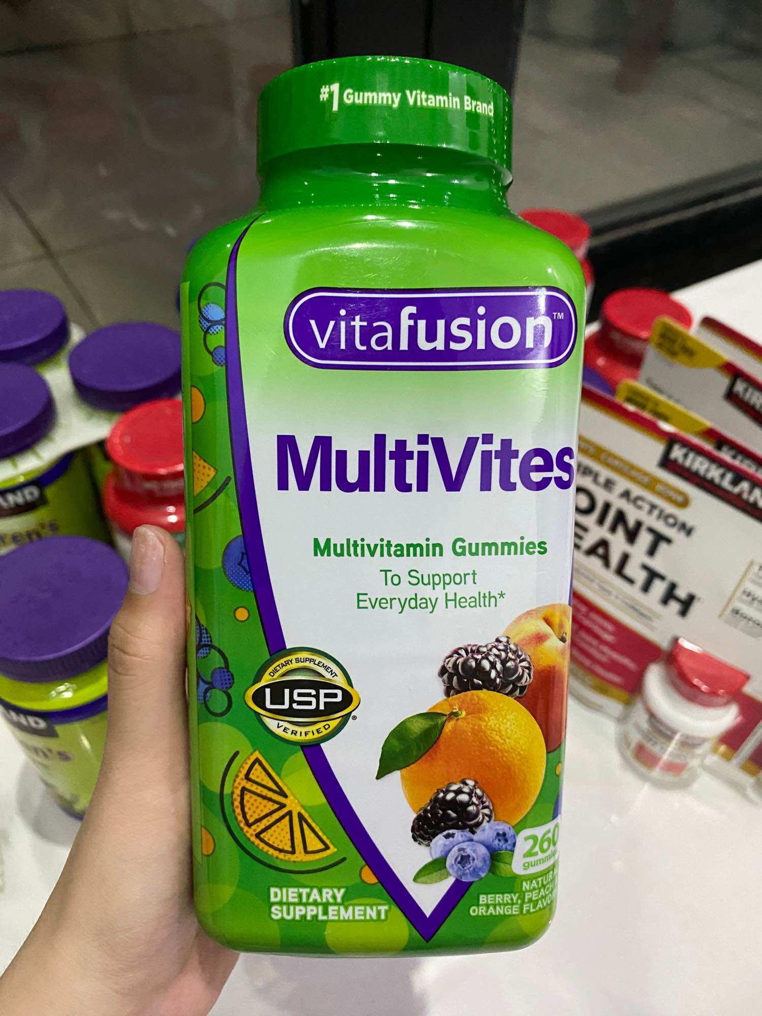 Kẹo dẻo VITAFUSION MULTIVITES bổ sung Vitamin (260 viên)