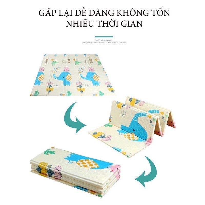 Thảm xốp gấp gọn cho bé 1m8 x 2m