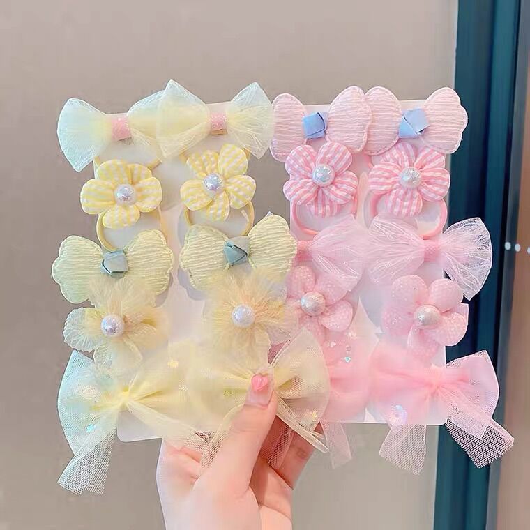 set cột tóc kẹp tóc cho bé đủ mẫu dễ thương phong cách hàn quốc