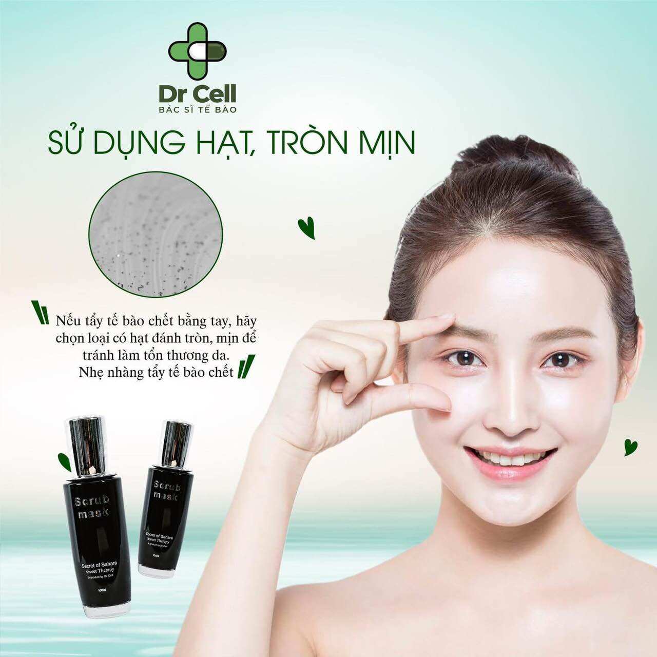 TẨY DA CHẾT DR CELL GIÚP DA THÔNG THOÁNG SÁNG MỊN