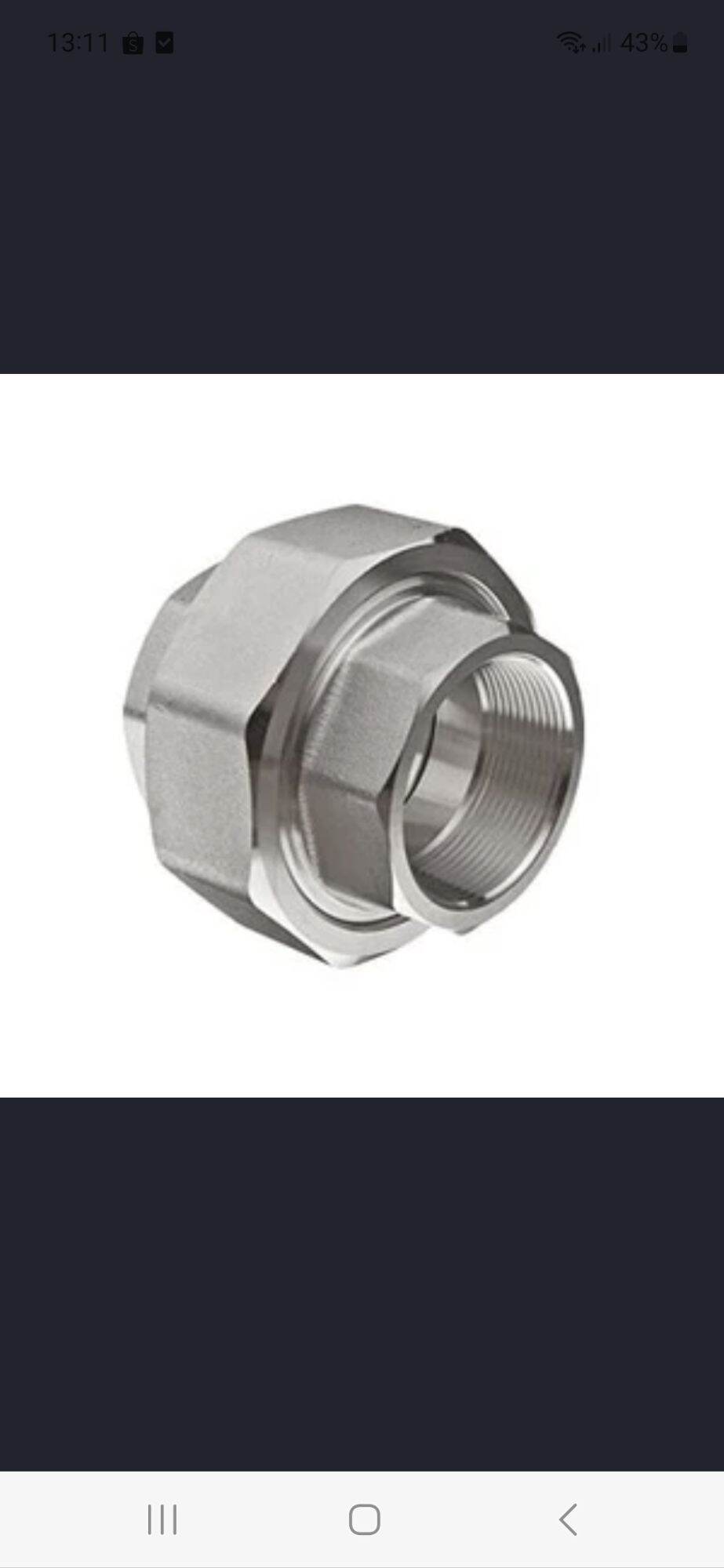 Rắc co, nối đường ống nhanh.chất liệu inox , kích cỡ dn15-ren 21,dn20- ren 27,dn25-ren 34