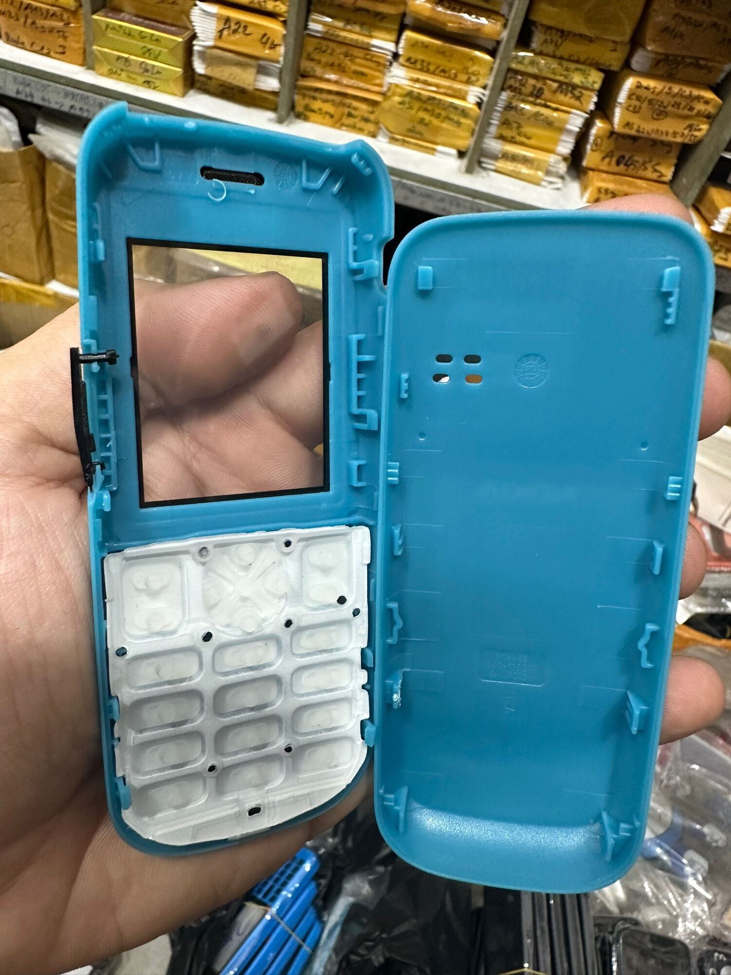 Combo Vỏ + Phím Nokia N101 zin linh kiện